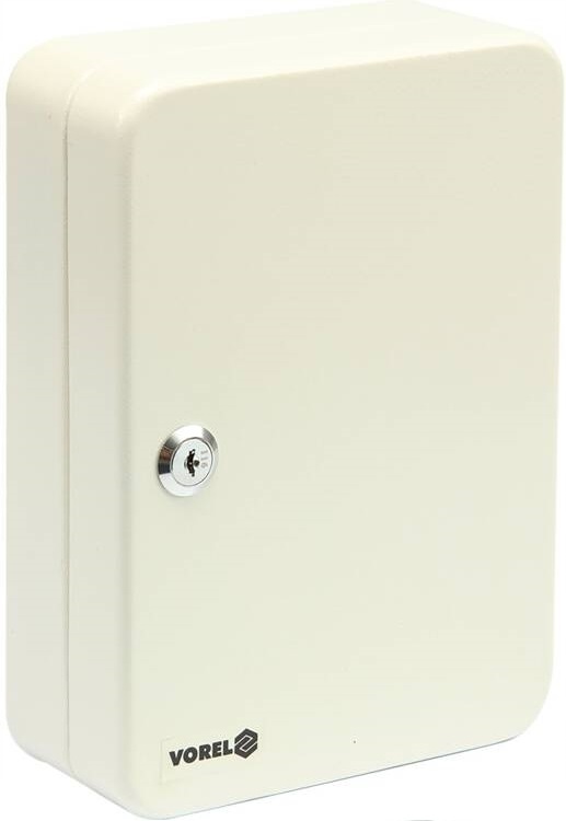 VOREL 78434 SZAFKA SKRZYNKA NA KLUCZE KASETKA WIESZAK 48 HAKÓW 250X180X80