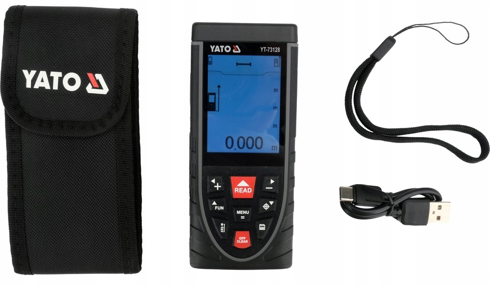DALMIERZ LASEROWY CYFROWY MIERNIK ODLEGŁOŚCI PODGLĄD VIDEO 120m YT-73128