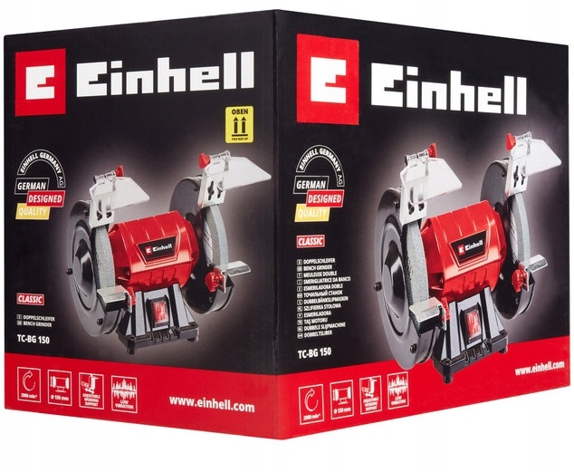 EINHELL STACJONARNA SZLIFIERKA STOŁOWA DWUKAMIENIOWA TC-BG 150 4412632