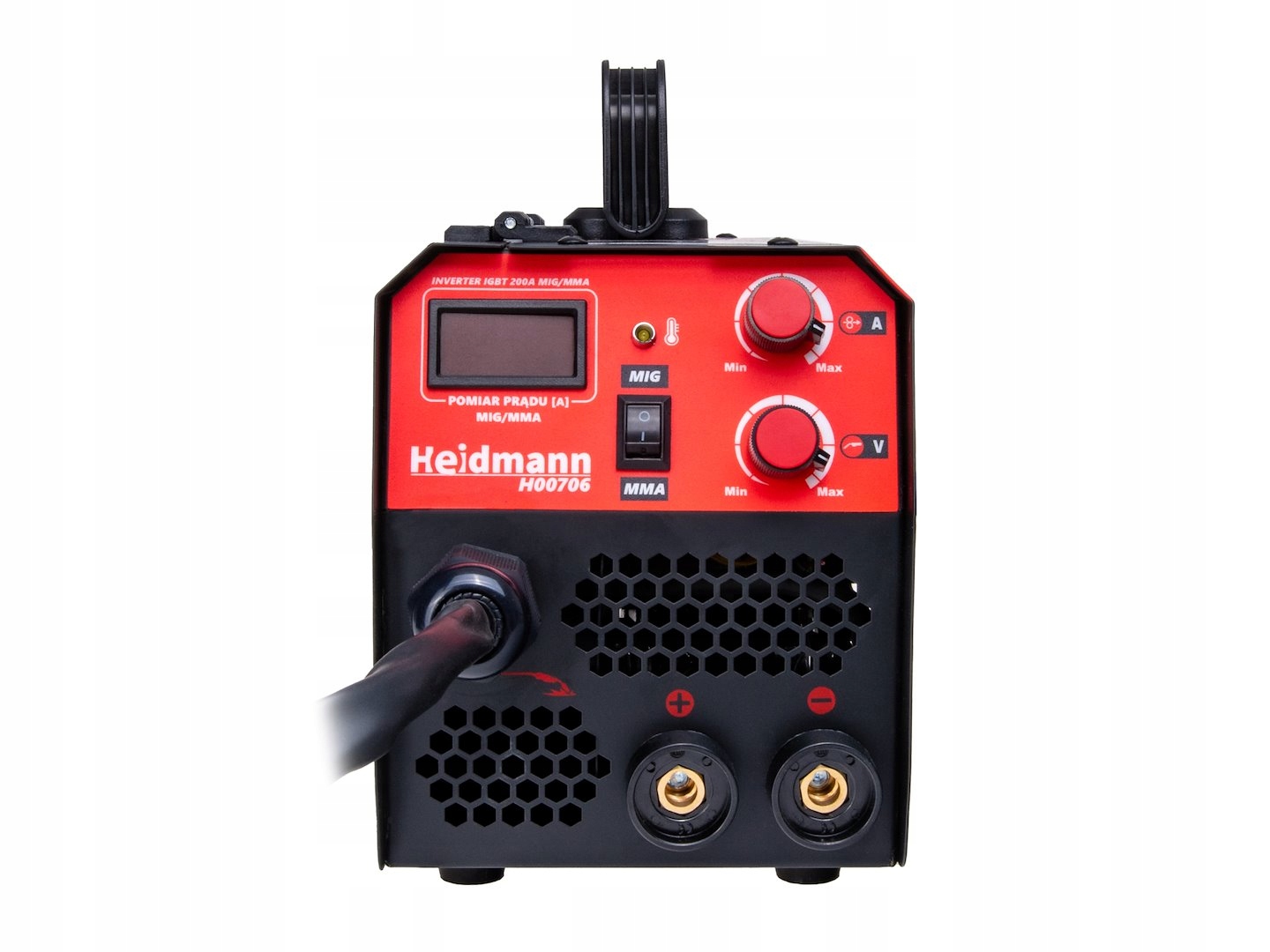 SPAWARKA INWERTEROWA MIGOMAT MIG/MAG MMA FLUX 200A LCD HOTSTART H00706