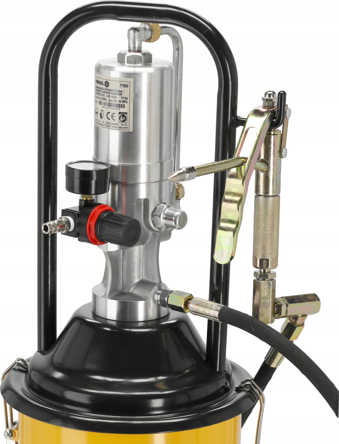 VOREL SMAROWNICA TAWOTNICA TOWOTNICA PNEUMATYCZNA 12L 8BAR + WĄŻ 4M 77990