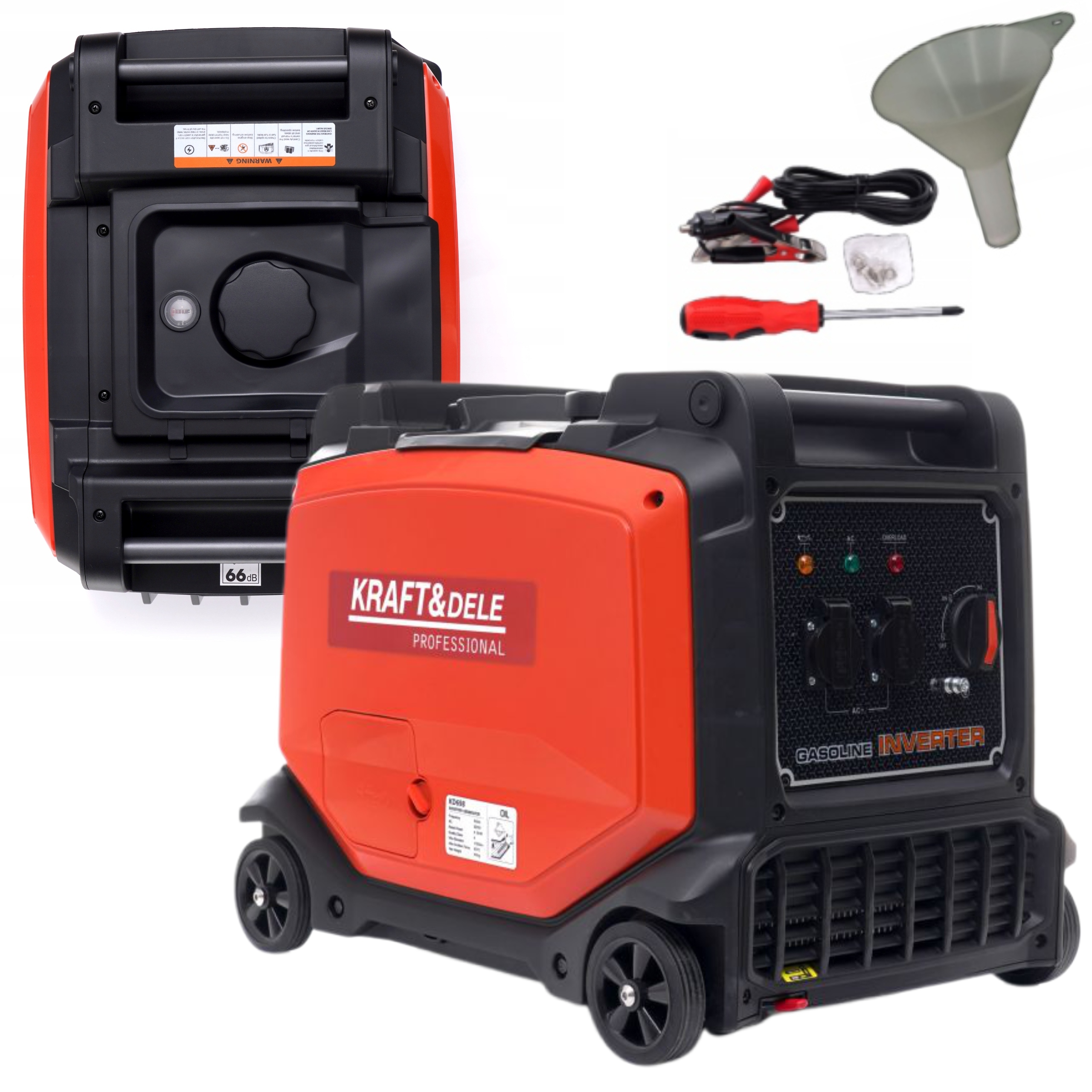 KRAFT&DELE AGREGAT PRĄDOTWÓRCZY INWERTOROWY 4300W 4,3 kW JEDNOFAZOWY KD698