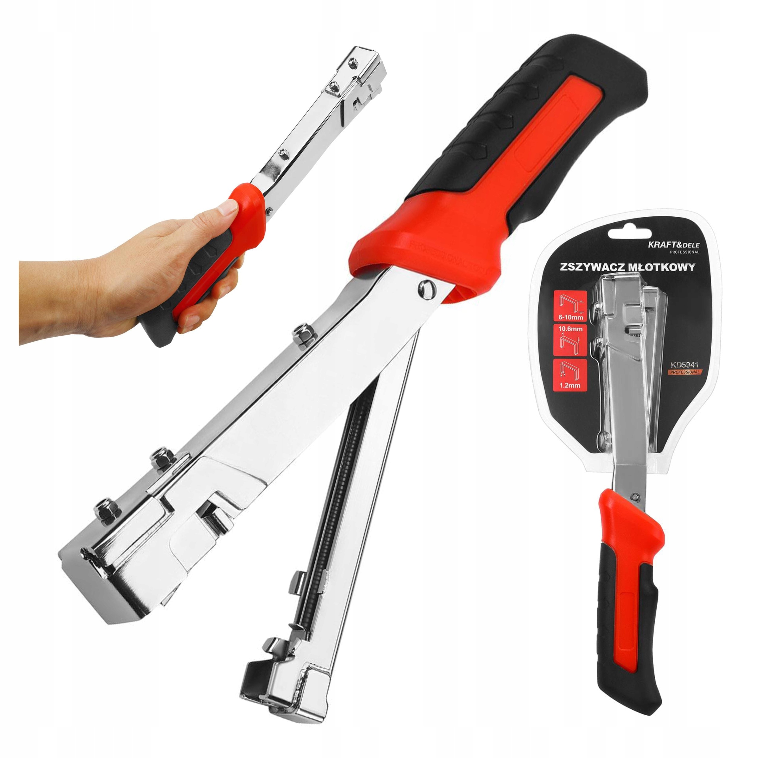 ZSZYWACZ MŁOTKOWY 6-10 mm TAPICERSKI DO RENOWACJI MEBLI KRAFT&DELE KD5941