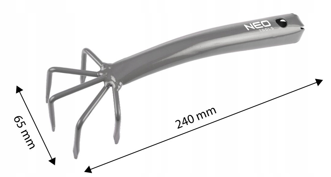 NEO KOMPAKTOWE GRABKI PAZURKI DO PIELENIA 5 ZĘBÓW GRABIE 240mm 95-020
