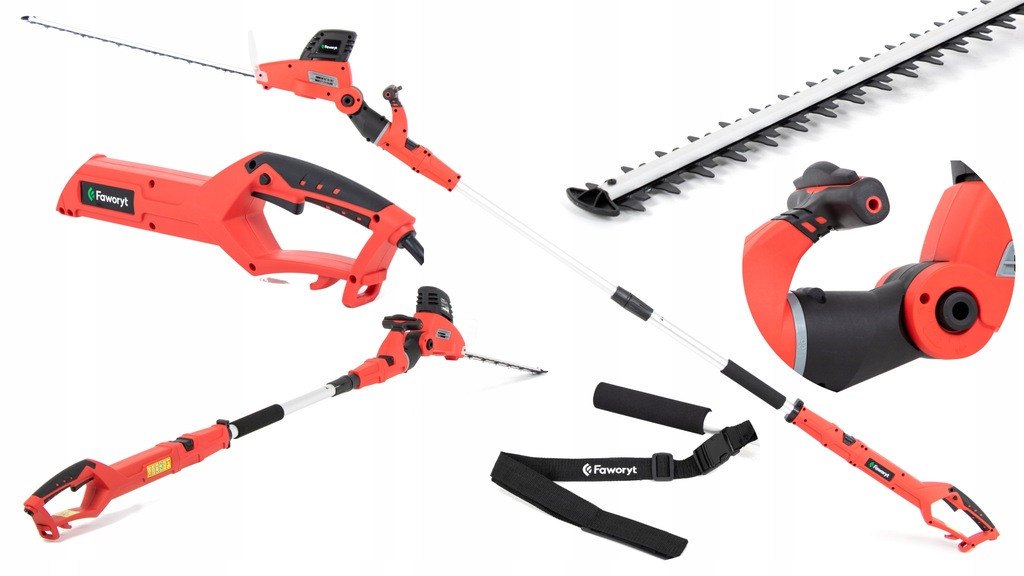 FAWORYT NGW710 NOŻYCE DO ŻYWOPŁOTU NA WYSIĘGNIKU 2w1 NA WYSIĘGNIKU 280cm