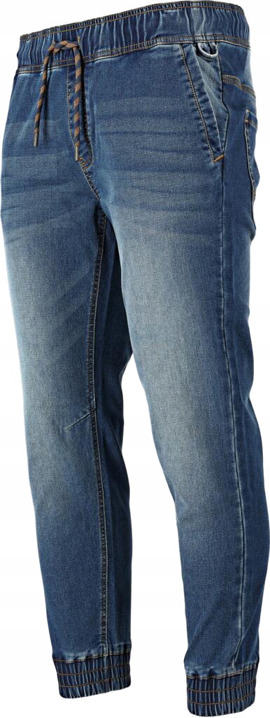 LAHTI PRO SPODNIE ROBOCZE JOGGERY JEANSOWE NIEBIESKIE STRETCH L40535 R.XXXL