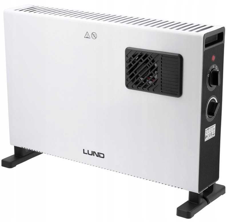 LUND GRZEJNIK KONWEKTOROWY ELEKTRYCZNY WENTYLATOR 2 TRYBY 1250W 2000W 68650