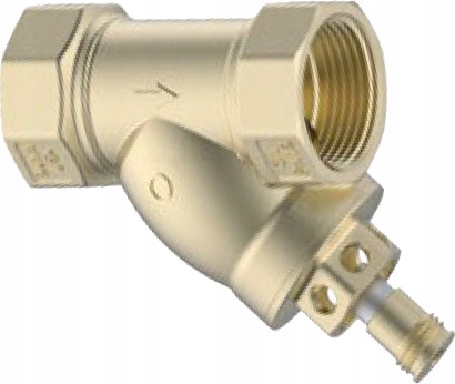 FILTR MAGNETYCZNY SKOŚNY 3/4" 3/4 SEPARATOR ZANIECZYSZEŃ MAGNES MOSIĘŻNY