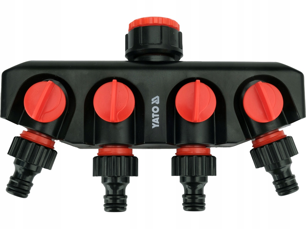 YATO ROZDZIELACZ PRAKTYCZNE PRZYŁĄCZE KRANOWE Z 4WYJŚCIAMI 3/4"-1" YT-89103