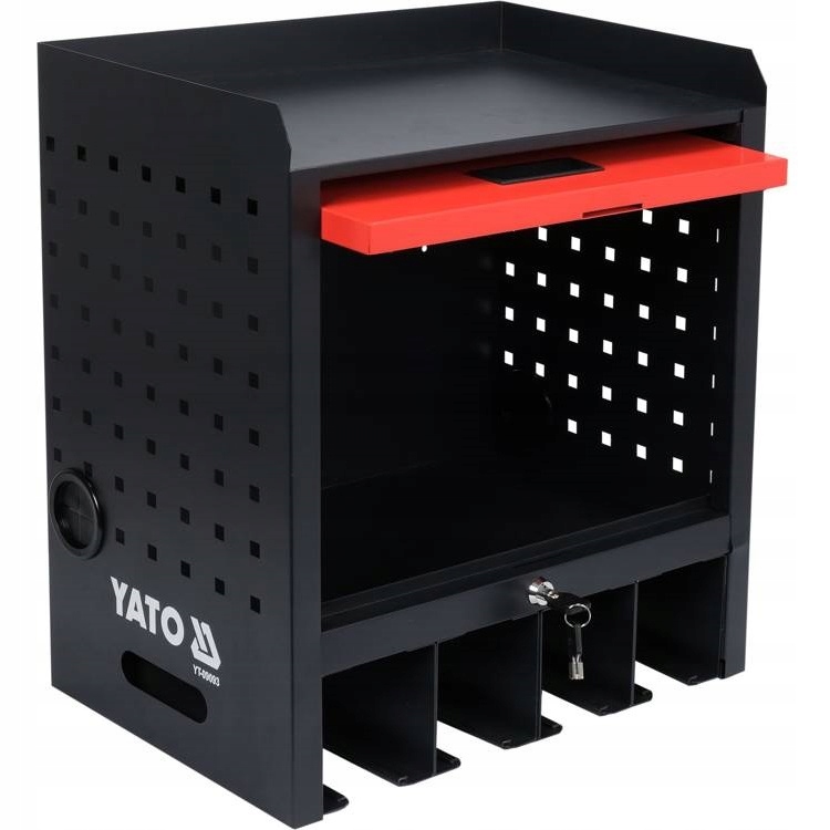 YATO METALOWA SZAFKA NA ELEKTRONARZĘDZIA NARZĘDZIA 4 GNIAZDA 480x430x280 mm