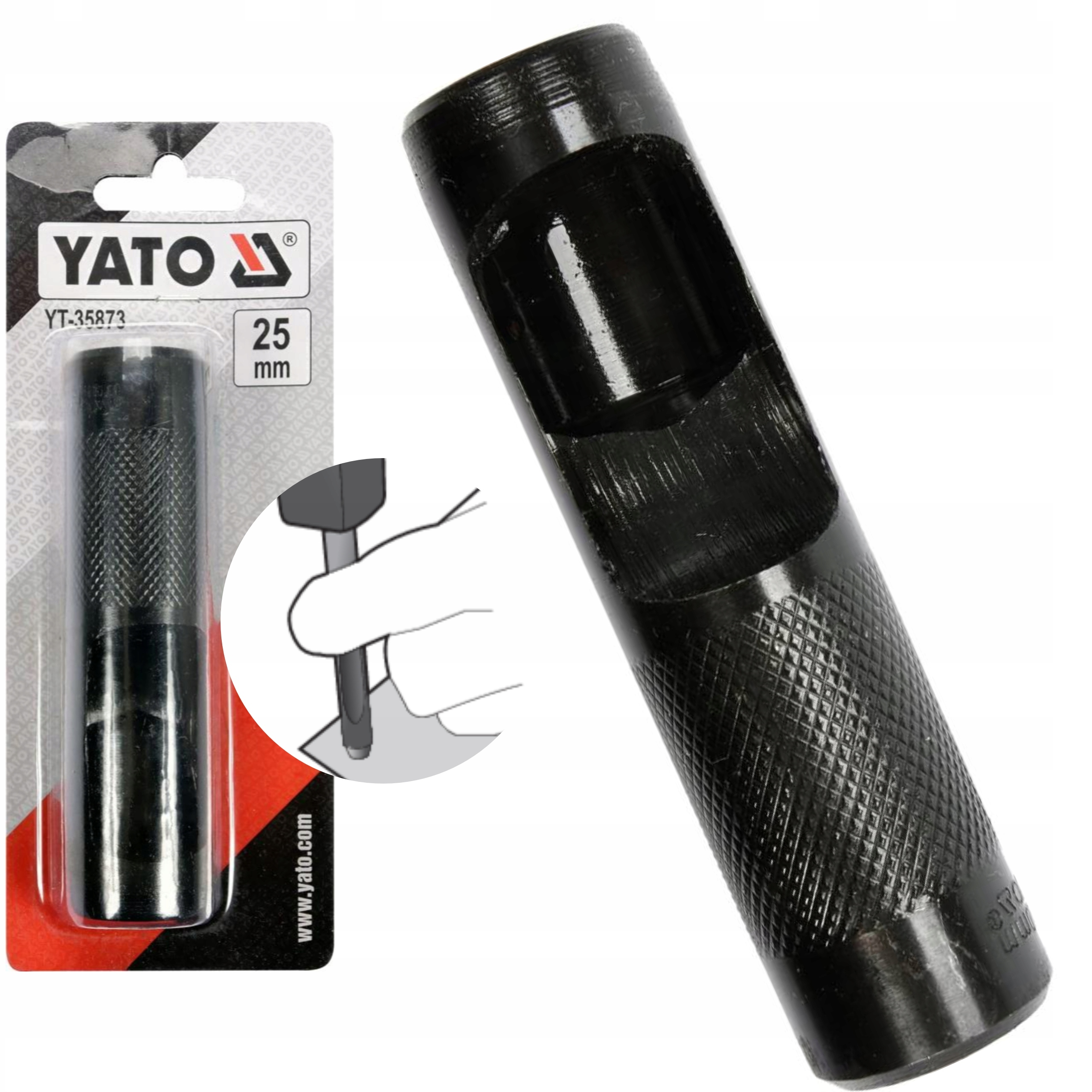YATO PRZEBIJAK RURKOWY DO SKÓRY TEKSTYLIÓW FI 25MM