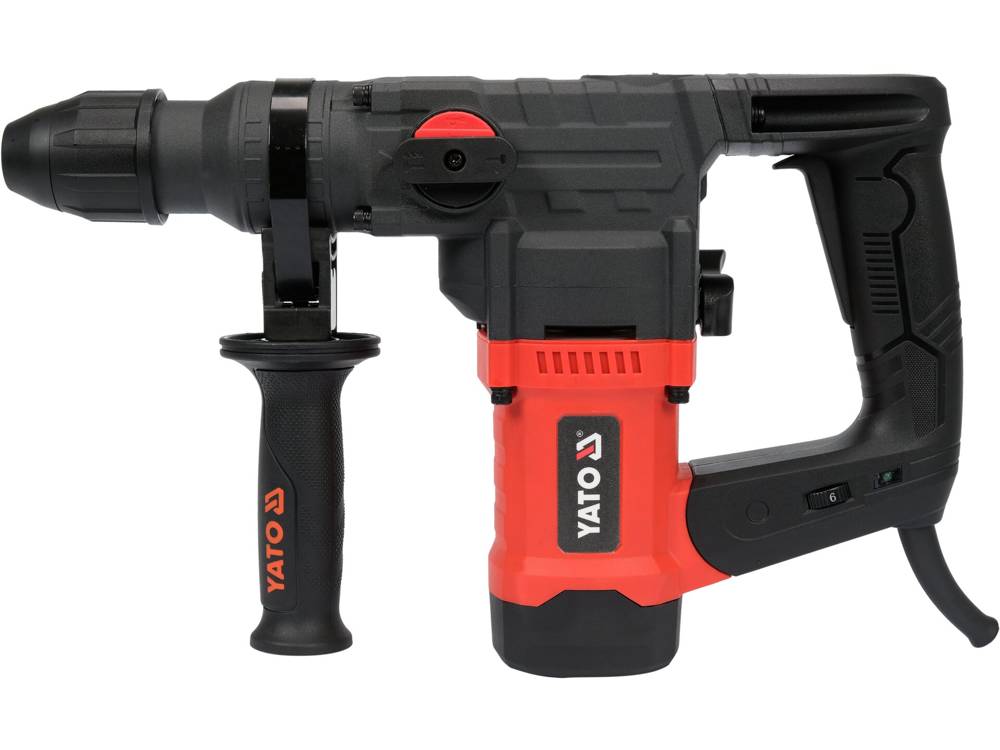 YATO MŁOT UDAROWY MŁOTOWIERTARKA SDS PLUS 1100W 4,5J 3 FUNKCJE + DŁUTA