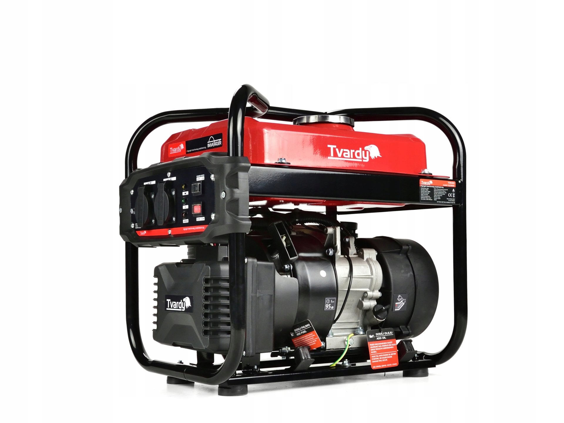 TVARDY AGREGAT INWERTOROWY PRĄDOTWÓRCZY 3KM 2KW OHV JEDNOFAZOWY 10L T05010