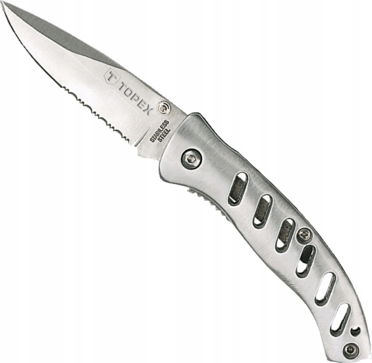 NÓŻ UNIWERSALNY OSTRZE 80MM, SKŁADANY TOPEX 98Z105