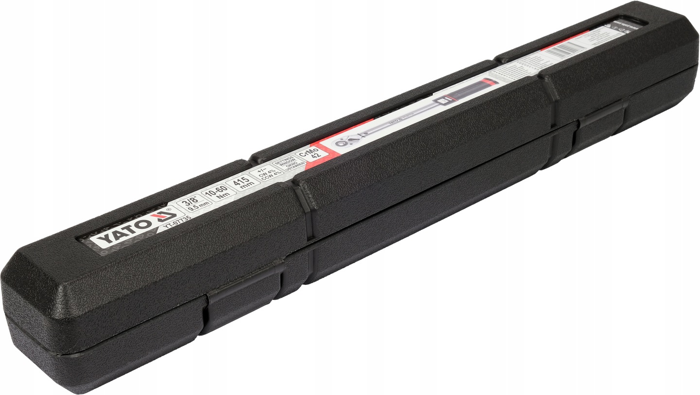YATO KLUCZ DYNAMOMETRYCZNY 3/8'''' 10-60Nm 415mm KALIBRACJA DWUKIERUNKOWY
