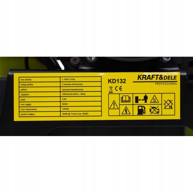 AGREGAT PRĄDOTWÓRCZY GENERATOR INWERTOROWY 1000W 2 SUW KRAFT&DELE KD132