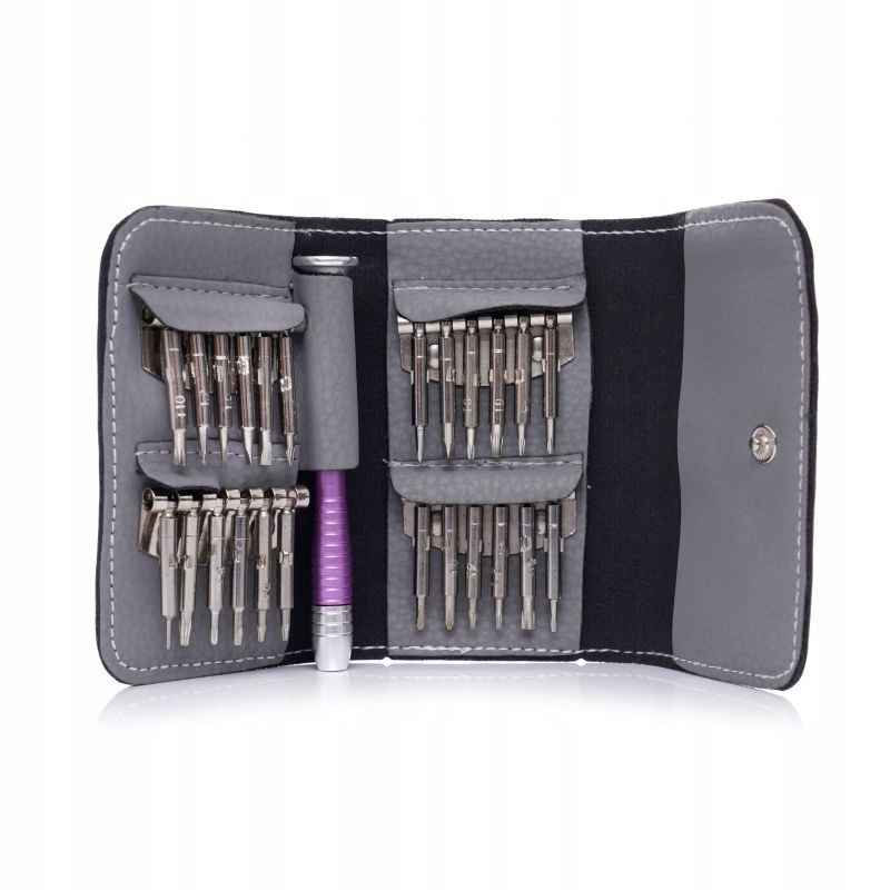 KRAFT&DELE KOMPLET ZESTAW WKRĘTAKÓW PRECYZYJNYCH 25 SZTUK + ETUI KD10953