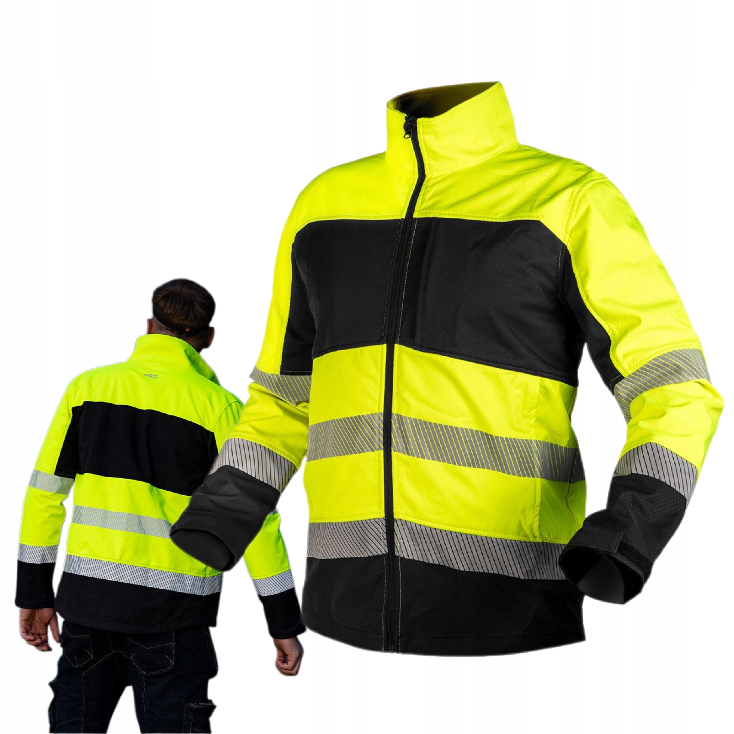 NEO KURTKA ROBOCZA BLUZA OSTRZEGAWCZA SOFTSHELL ŻÓŁTA 81-702 ROZMIAR XXXL