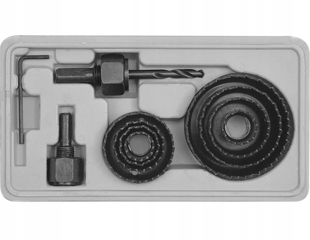 VOREL KPL OTWORNIC WYCINARKA DO OTWORÓW W DREWNIE 19-64 MM, 11 SZTUK 22570