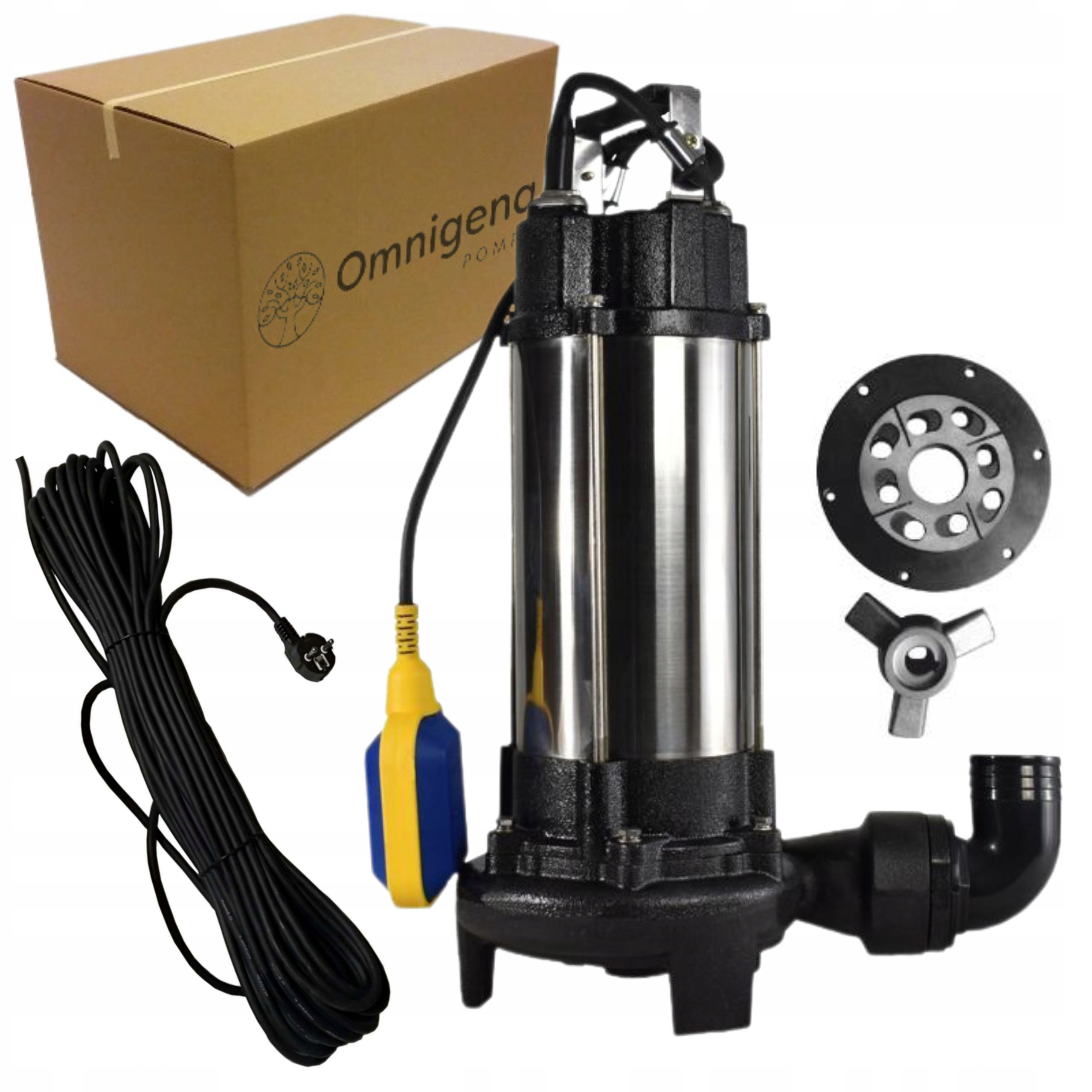 OMNIGENA WQ 1500 FURIA POMPA ZATAPIALNA ROZDRABNIACZ 1500W PŁYWAK 6m KABEL