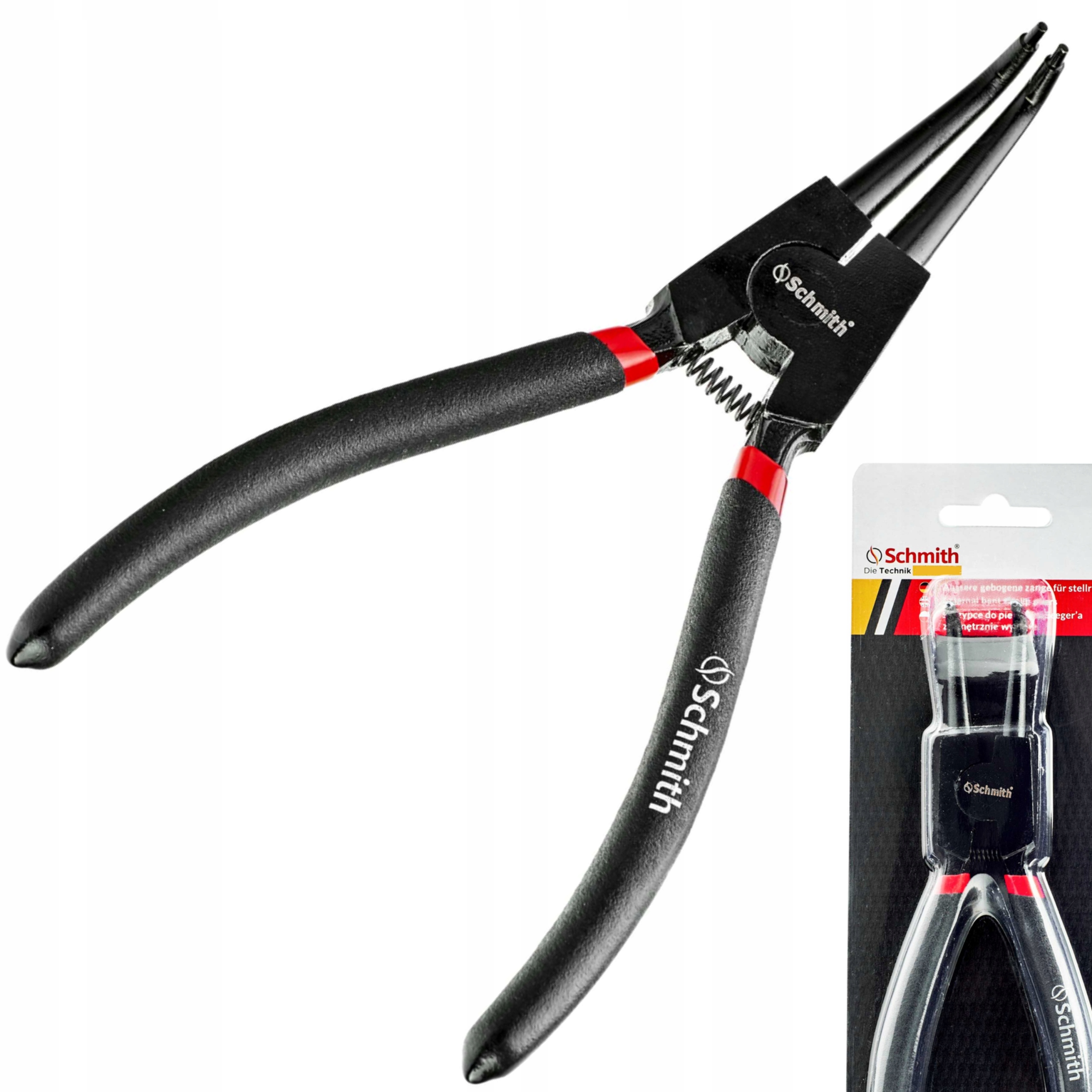 SZCZYPCE DO PIERŚCIENI SEEGERa ZEW. WYGIĘTE 200MM