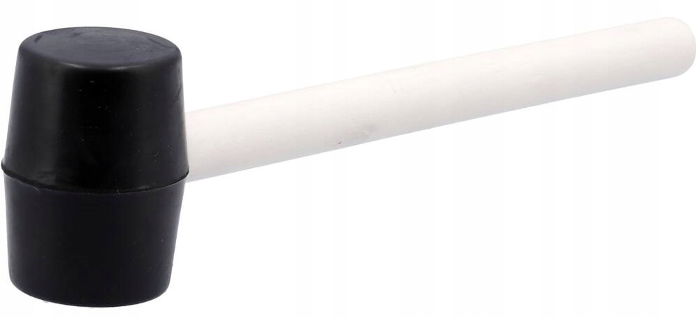 VOREL MŁOTEK GUMOWY CZARNY 230G TRZONEK Z DREWNA LAKIER OBUCH 45 MM 33550