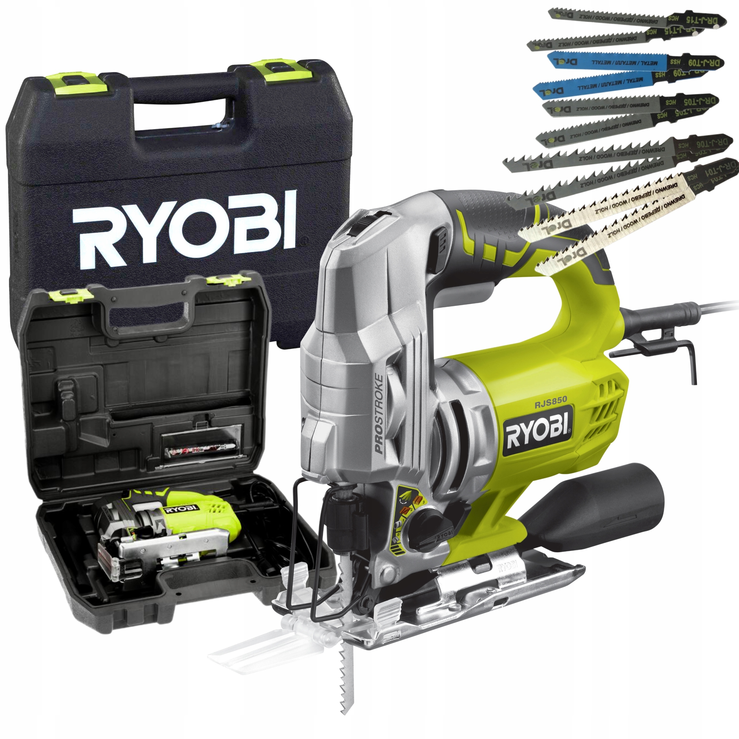 RYOBI RJS850-K WYRZYNARKA ELEKTRYCZNA 600W +10 brz