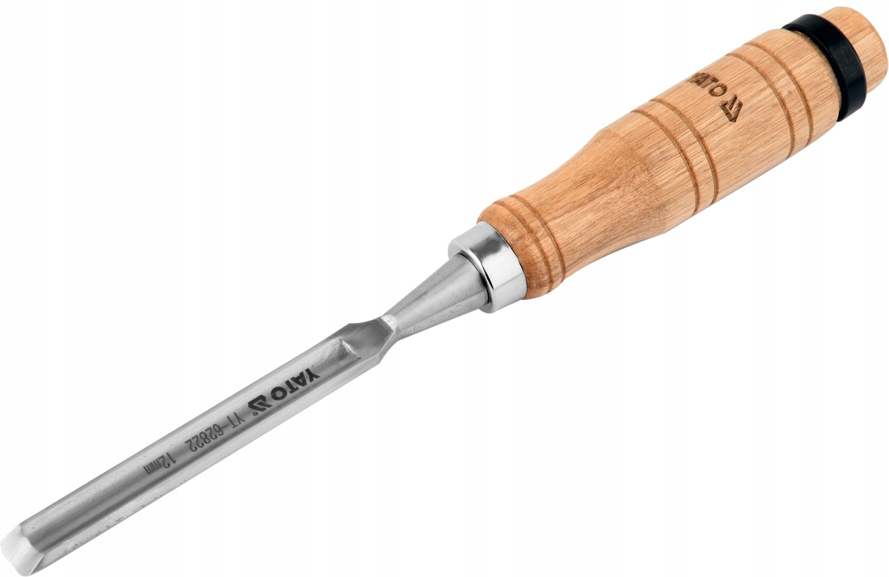 YATO DŁUTO DO DREWNA YATO PÓŁOKRĄGŁE 12MM STAL WĘGLOWA YT-62822