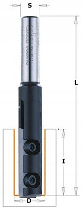 CMT FREZ TRZPIENIOWY PROSTY NA PŁYTKI WYMIENNE DO PŁYTY WIÓROWEJ 652.141.11