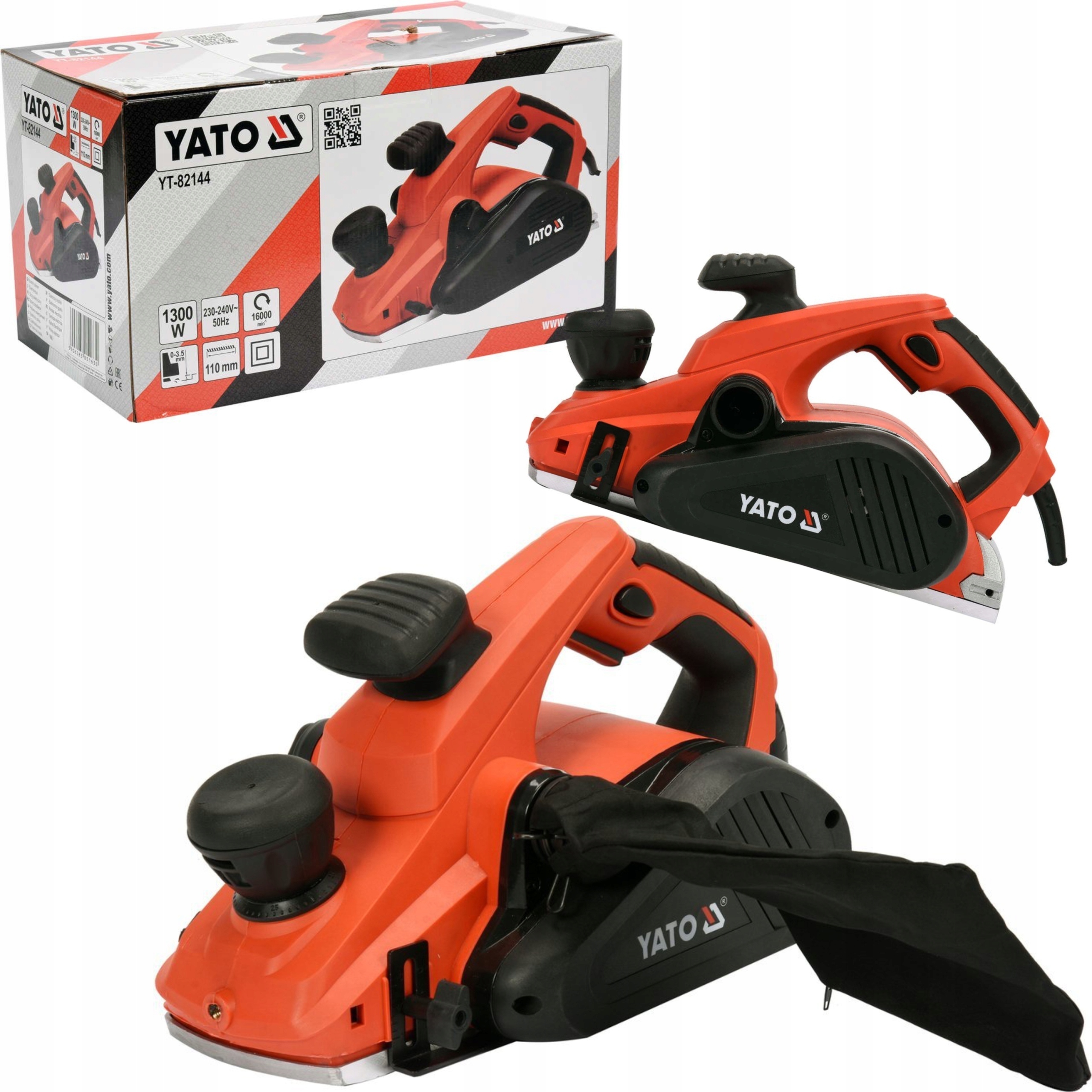 YATO STRUG ELEKTRYCZNY HEBEL HEBLARKA 1300W SZEROKOŚĆ 110MM REGULACJA