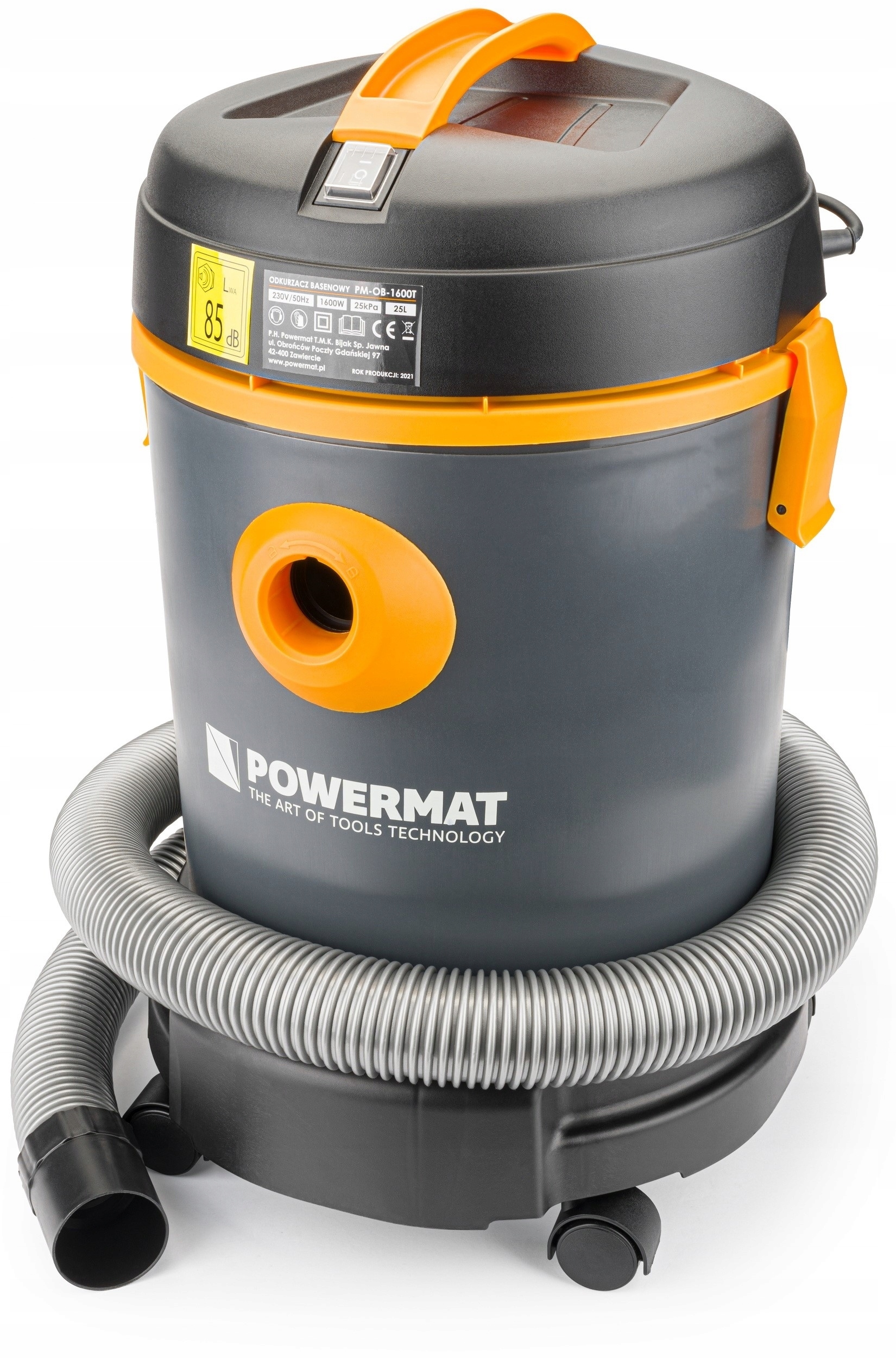 ODKURZACZ WIELOFUNKCYJNY BASENOWY OGRODOWY DO OCZKA 1600W 25L + OSPRZĘT