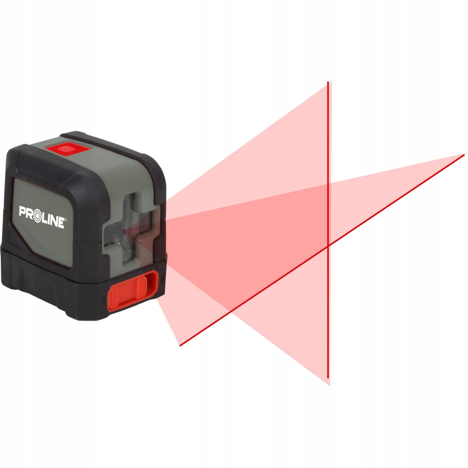 PROLINE LASER KRZYŻOWY POZIOMICA LASEROWA 15m +ETUI +UCHWYT MAGNETYCZNY