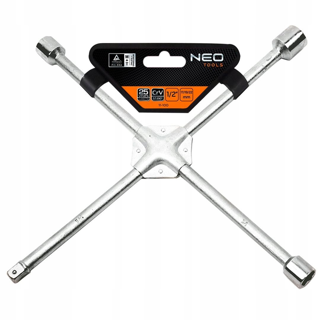 NEO KLUCZ DO KÓŁ krzyż wzmacniany 17x19x22x1/2''mm