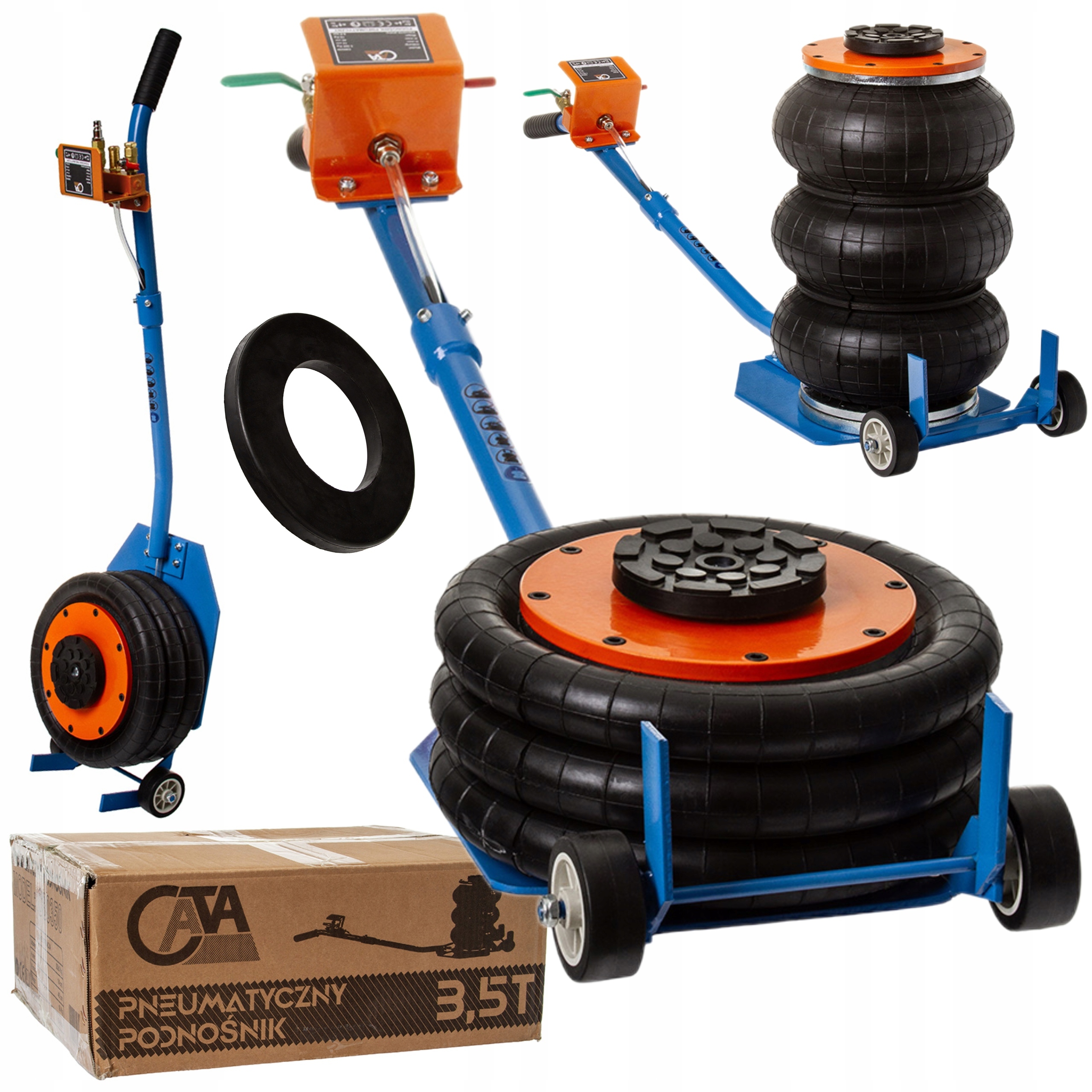 PODNOŚNIK WARSZTATOWY PNEUMATYCZNY PODUSZKA BAŁWANEK 3,5T CATA C80350