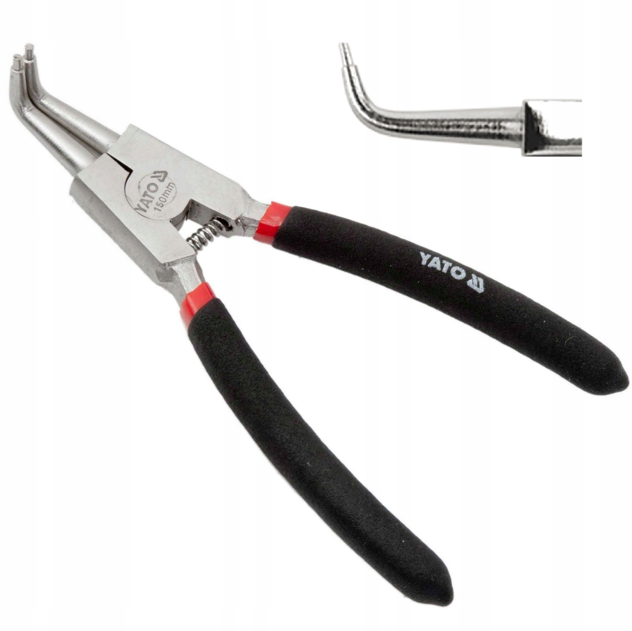 YATO SZCZYPCE SEGERA Zewnętrzne Wygięte Crv 150mm