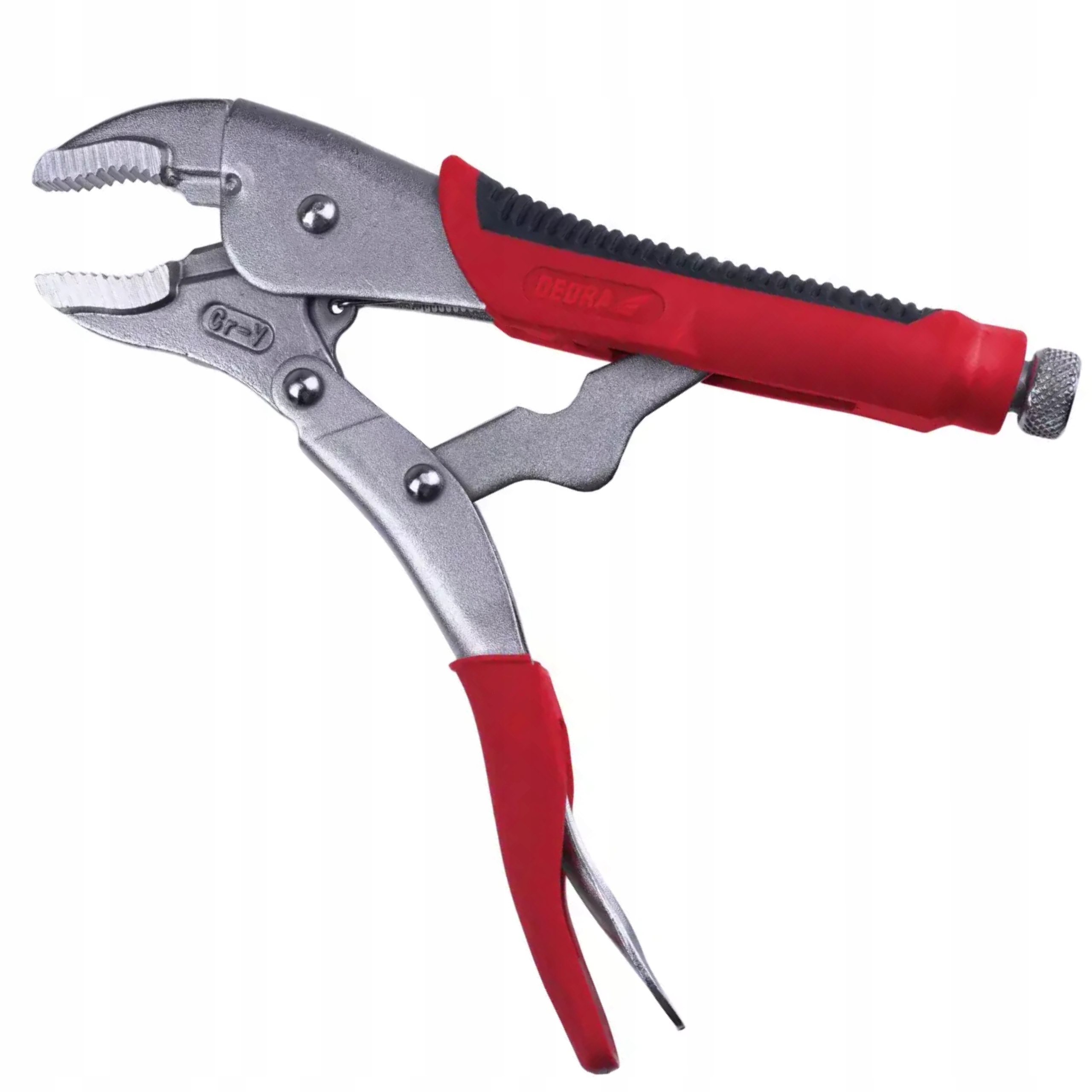 DEDRA SZCZYPCE ZACISKOWE UNIWERSALNE OKRĄGŁE 250MM CrV UCHWYTY TPR 1260P06