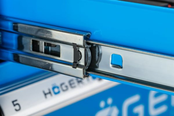 HOGERT SZAFKA WARSZTATOWA WÓZEK NARZĘDZIOWY 6 SZUFLAD NA KLUCZ HT7G046
