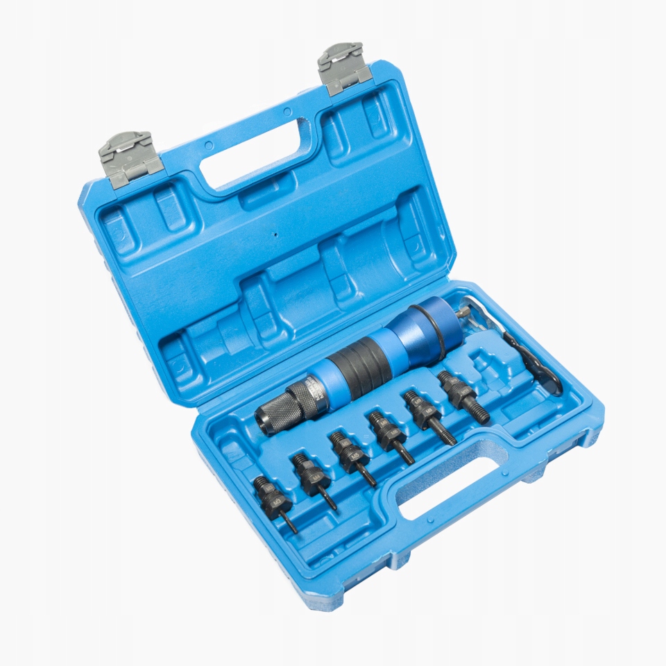 ZESTAW NITOWNICA DO NITONAKRĘTEK M3-M10 ADAPTER 8el WALIZKA S10558