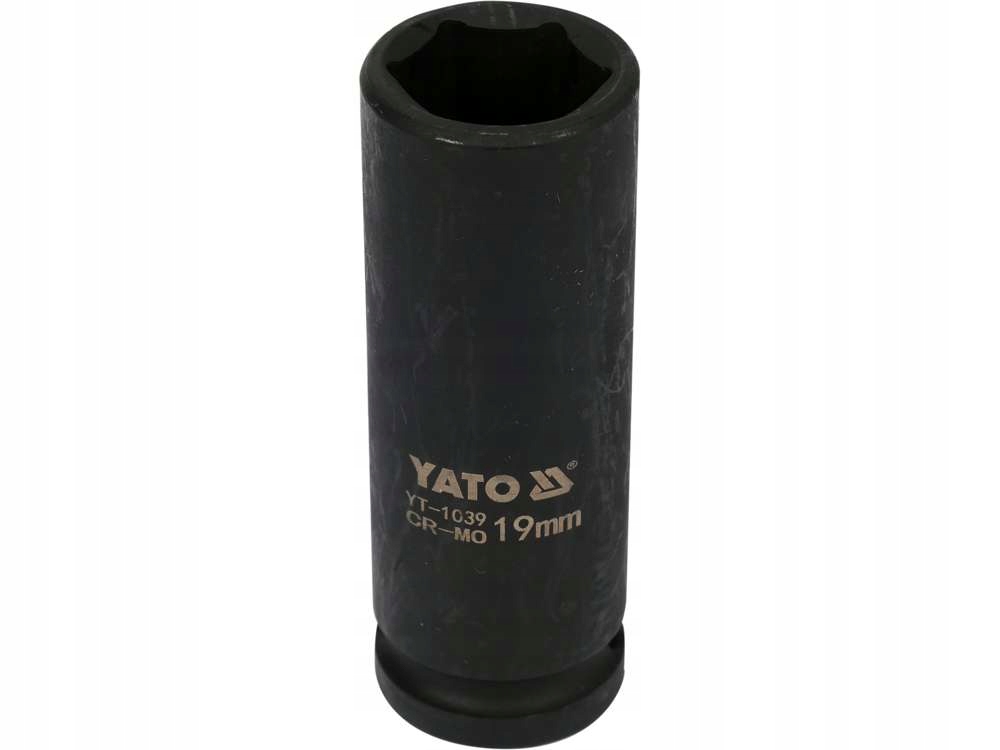 YATO NASADKA UDAROWA DŁUGA 1/2" 19MM GŁĘBOKA ZE STALI CRMO YT-1039