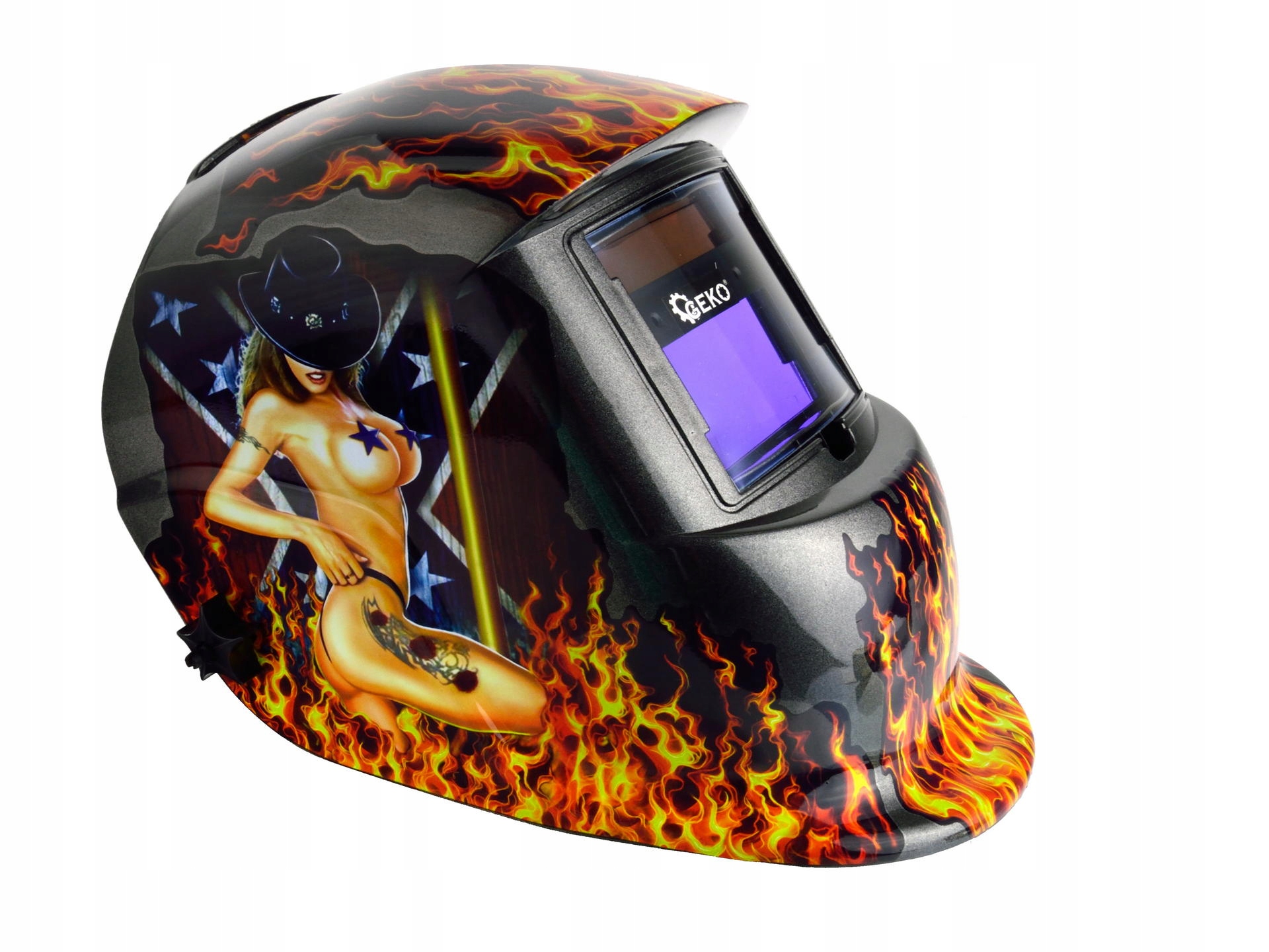 PRZYŁBICA, MASKA SPAWALNICZA SAMOŚCIEMNIAJĄCA GEKO