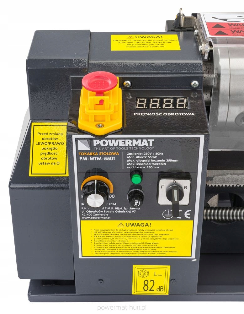 MINI TOKARKA STOŁOWA DO METALU DREWNA OBRABIARKA 0-2500 obr./min +AKCESORIA