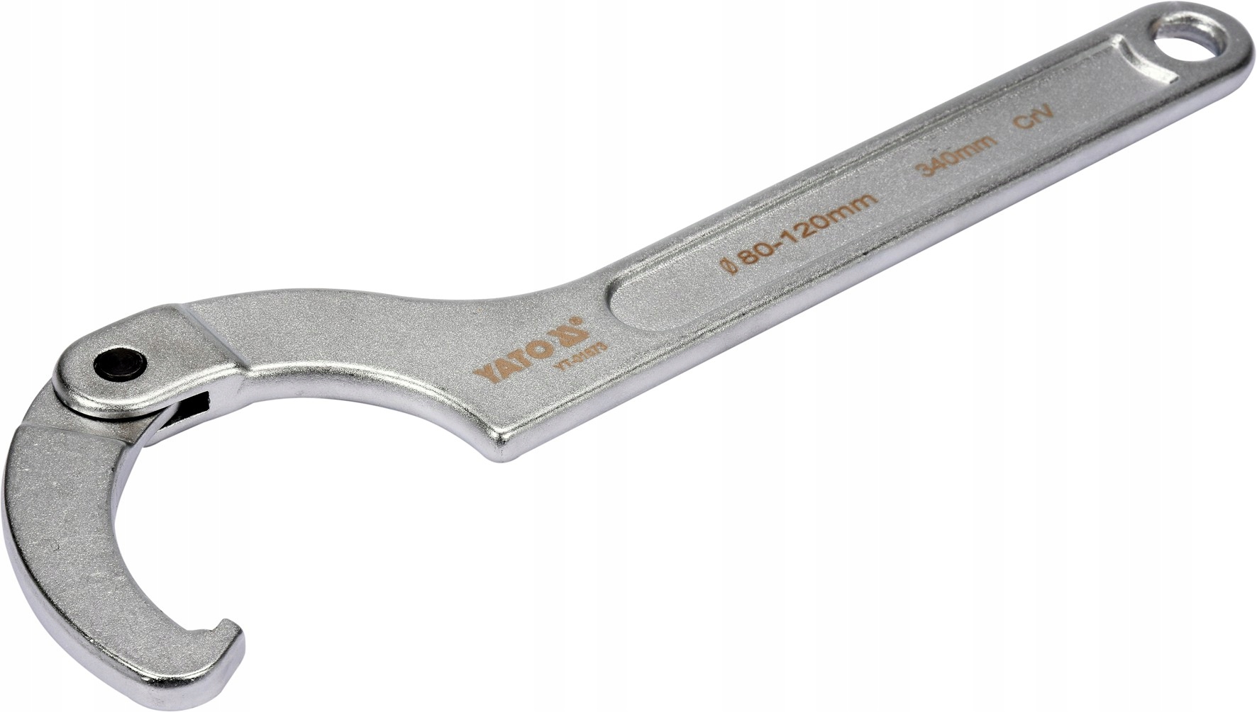 YATO KLUCZ PRZEGUB KLUCZ HAKOWY Z NOSKIEM PRZEGUBOWYM 80-120MM YT-01673