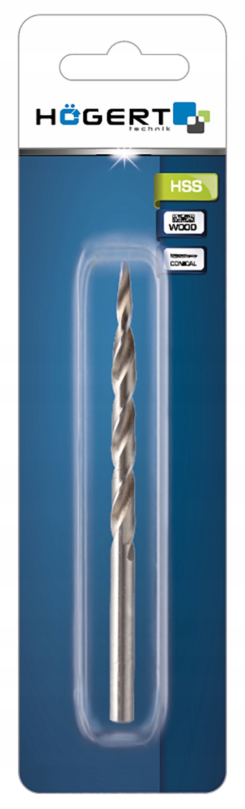 HOGERT WIERTŁO STOŻKOWE 4,5 MM ZE STALI HSS HT6D334