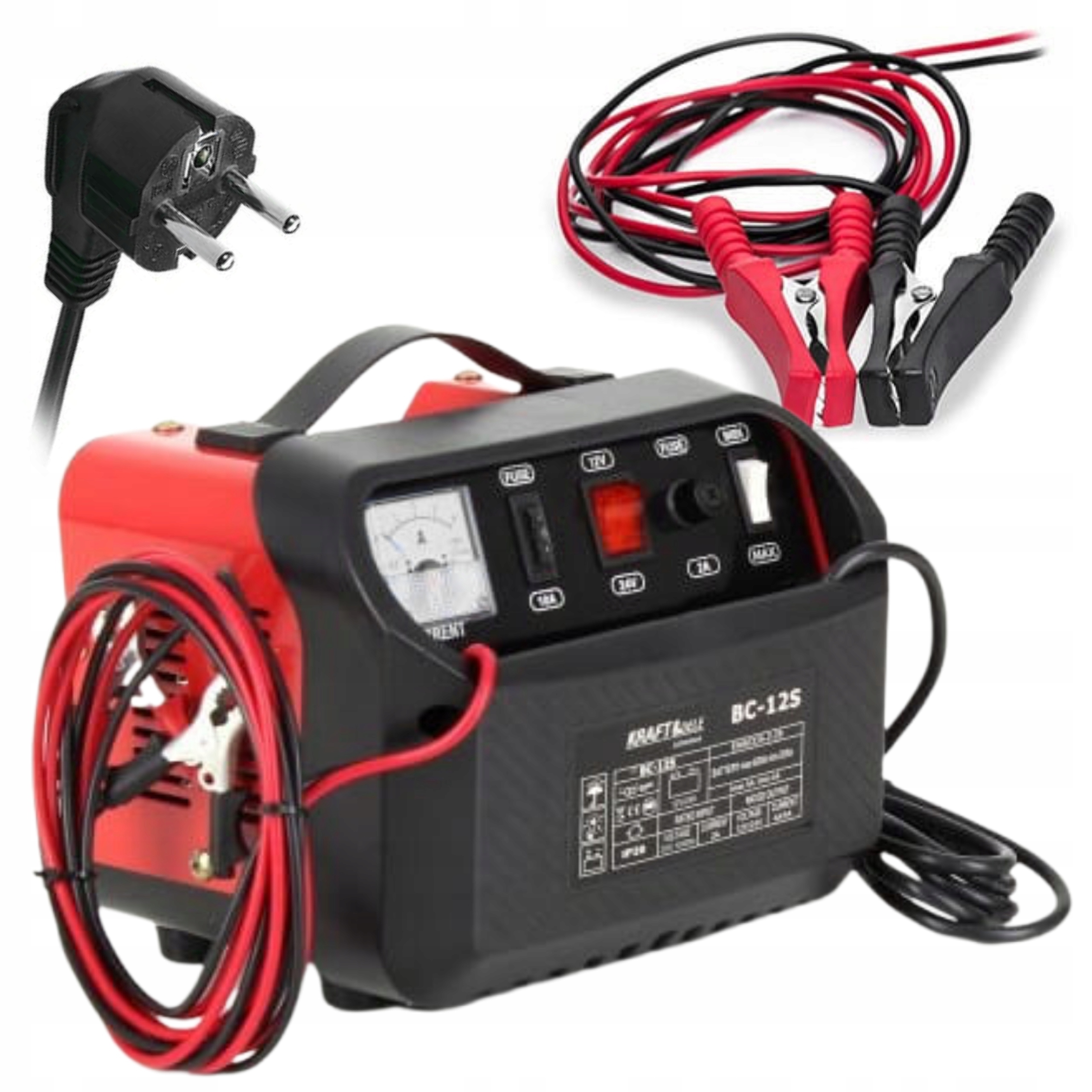 KRAFT&DELE PROSTOWNIK SAMOCHODOWY 30A 12/24V 90-250Ah KD1908
