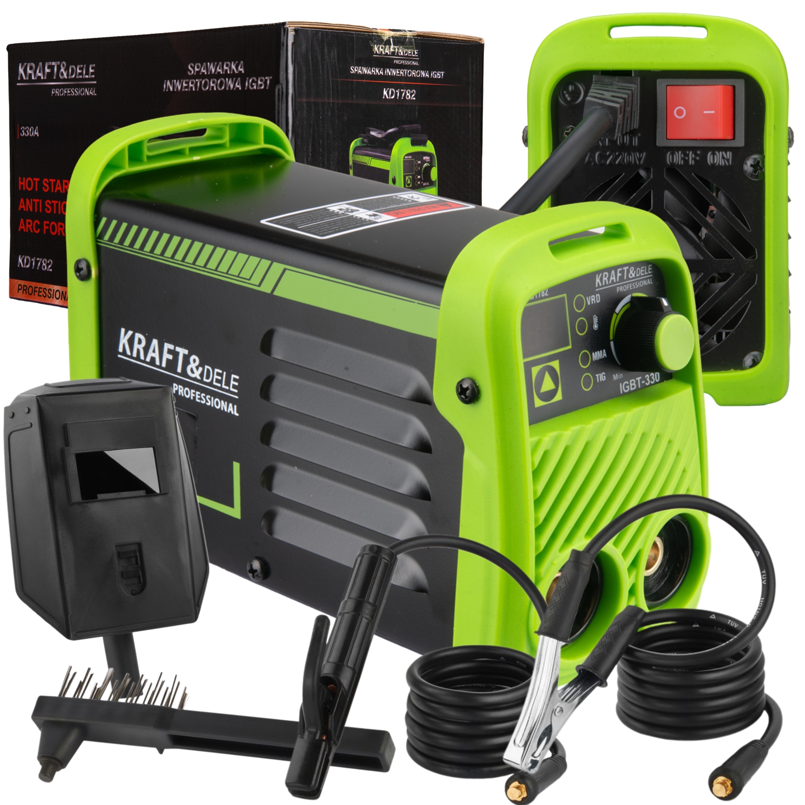 KRAFT&DELE SPAWARKA INWERTOROWA 330A MMA TIG LIFT VRD KD1782