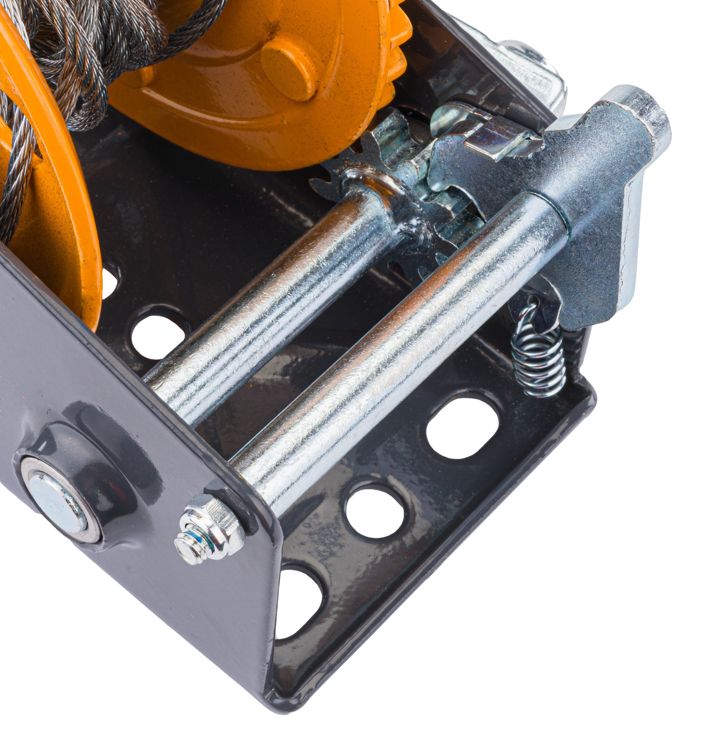 LINOWA WCIĄGARKA WYCIĄGARKA KORBOWA RĘCZNA 454KG 5M NA KORBĘ ŁÓDKA LAWETA