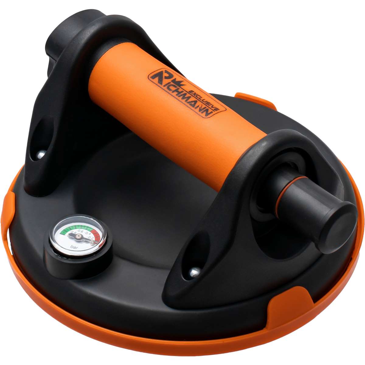 RICHMANN PRZYSSAWKA PRÓŻNIOWA Z POMPKĄ MANOMETREM DO SZYB GRESU 80KG 150mm