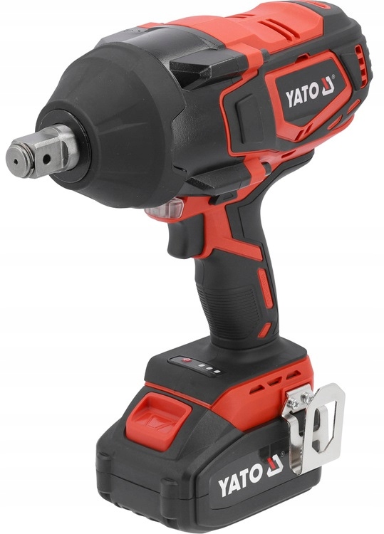 YATO KLUCZ UDAROWY BEZSZCZOTKOWY AKU 18V +4AH 3/4'' 2000NM ADAPTER 1/2''