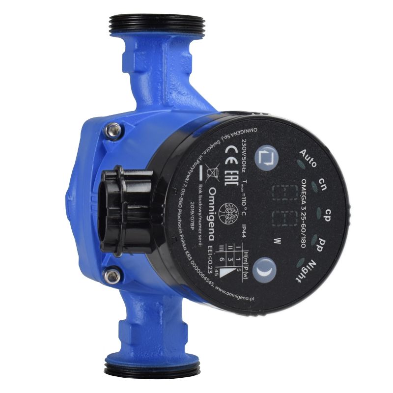 OMNIGENA POMPA OBIEGOWA OMEGA3 25-40/180 AUTO POMPA C.O. 6 / 33 / 45W IP44