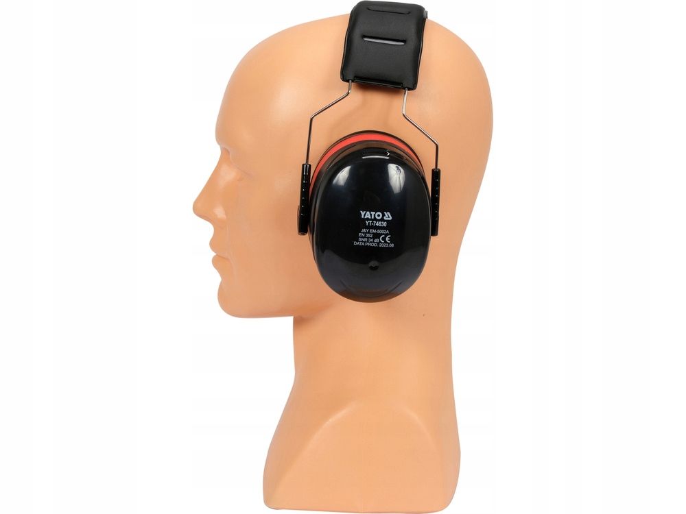 YATO NAUSZNIKI TŁUMIĄ HAŁAS OCHRONNE ROBOCZE PRZECIWHAŁASOWE 34DB YT-74630